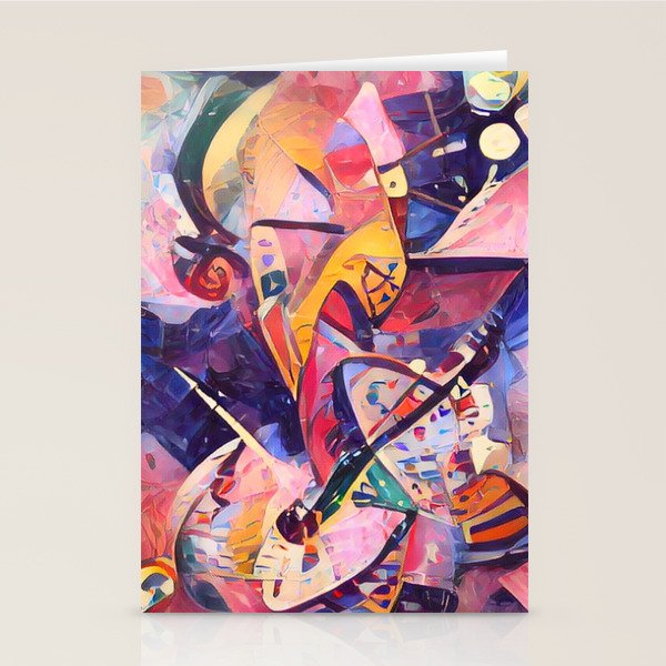 Colorful Kandinsky Stationery Card Gallery Image 2