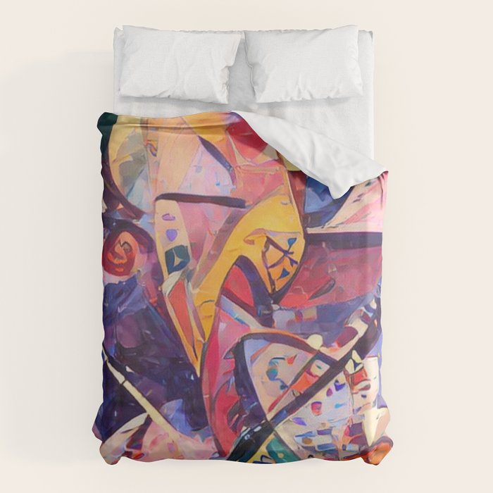 Colorful Kandinsky Duvet Cover