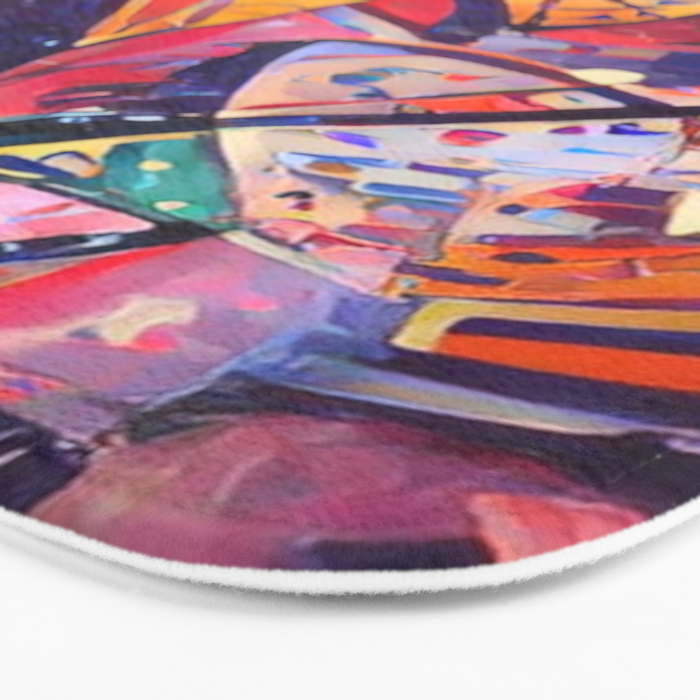 Colorful Kandinsky Bath Mat Gallery Image 3