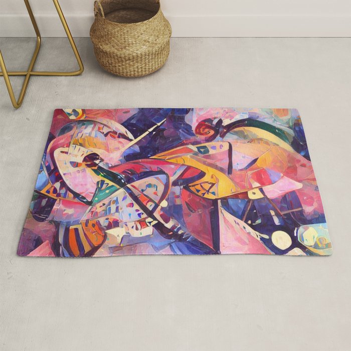 Colorful Kandinsky Rug Gallery Image 1