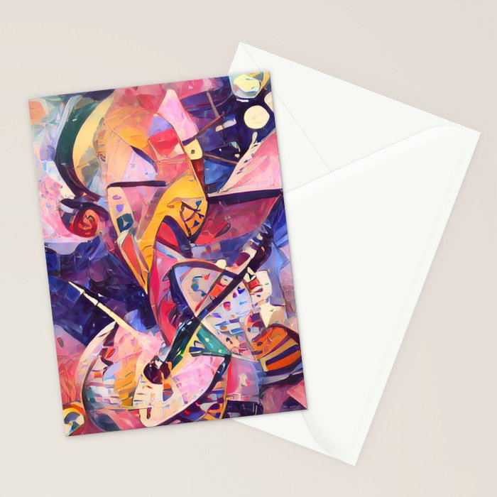 Colorful Kandinsky Stationery Card Gallery Image 2