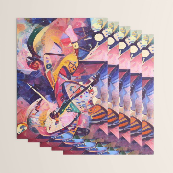 Colorful Kandinsky Wrapping Paper Gallery Image 3