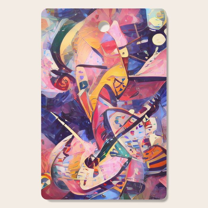 Colorful Kandinsky Cutting Board Gallery Image 1