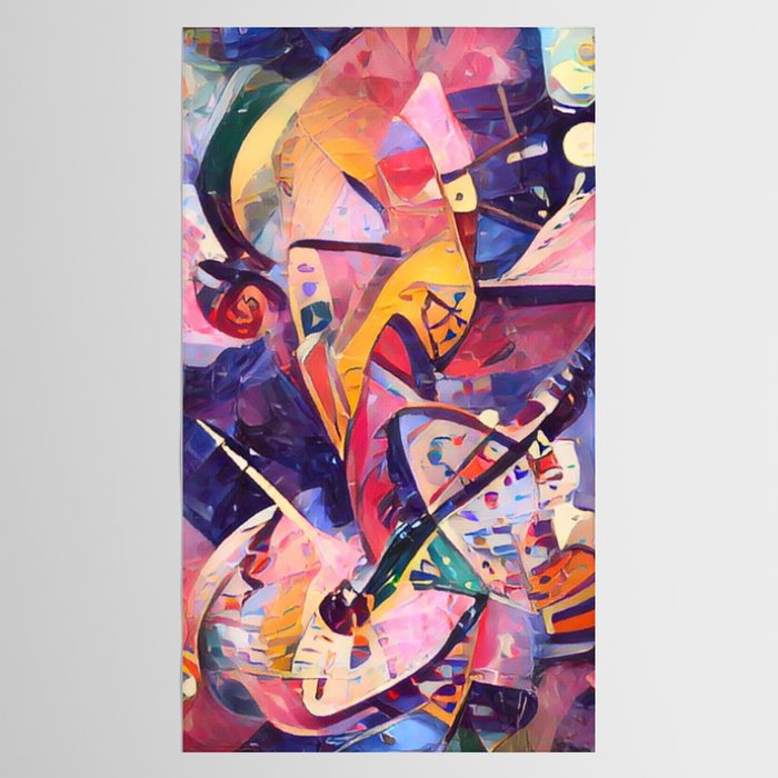 Colorful Kandinsky Tablecloth Gallery Image 2
