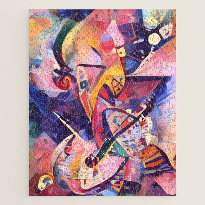 Colorful Kandinsky Jigsaw Puzzle Gallery Image 1