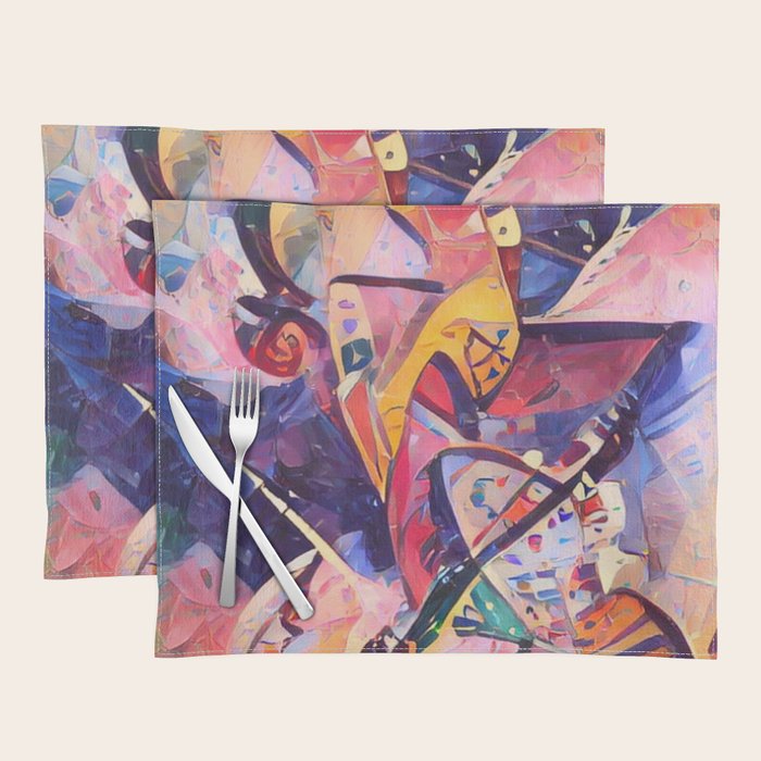 Colorful Kandinsky Placemat Gallery Image 1