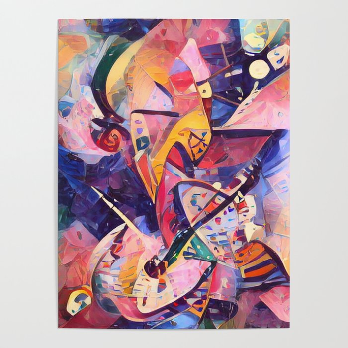 Colorful Kandinsky Poster Gallery Image 1