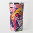 Colorful Kandinsky Travel Mug Gallery Image 1