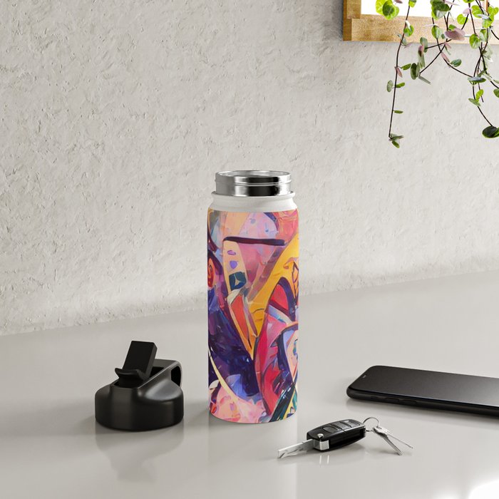 Colorful Kandinsky Water Bottle Gallery Image 4