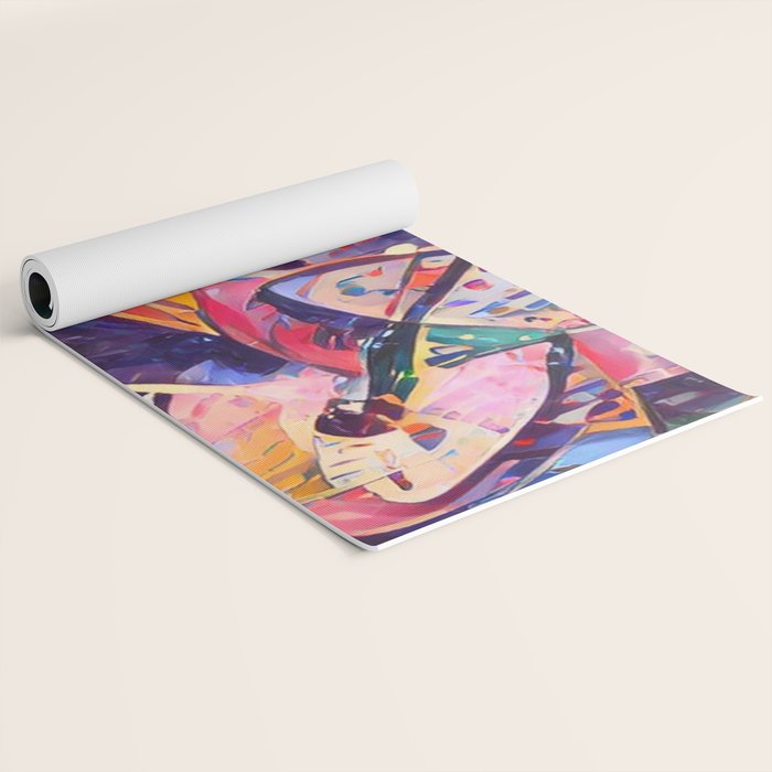 Colorful Kandinsky Yoga Mat Gallery Image 2