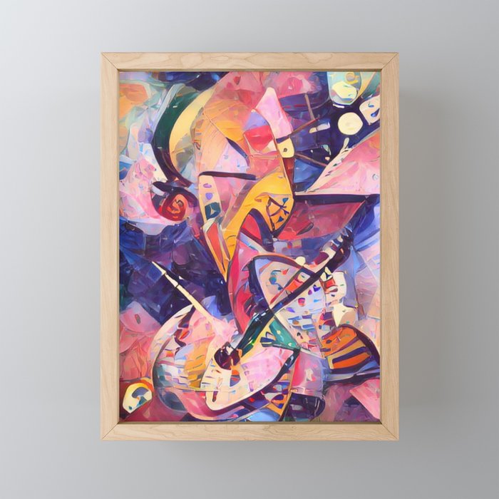 Colorful Kandinsky Mini Art Print Gallery Image 1