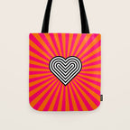 Pop art heart Tote Bag Gallery Image 1