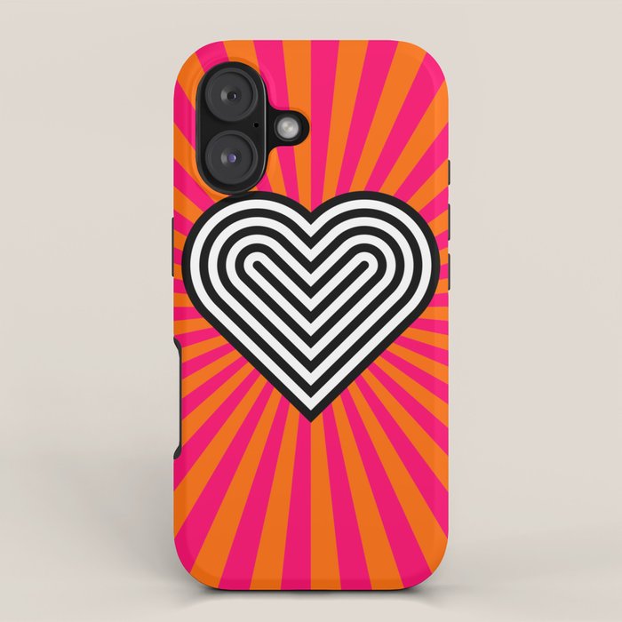 Pop art heart iPhone Case Gallery Image 1