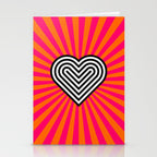 Pop art heart Stationery Card Gallery Image 2