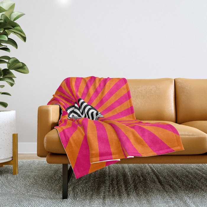Pop art heart Throw Blanket Gallery Image 1