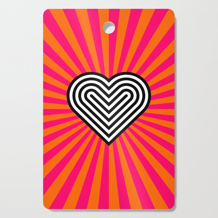 Pop art heart Cutting Board Gallery Image 1