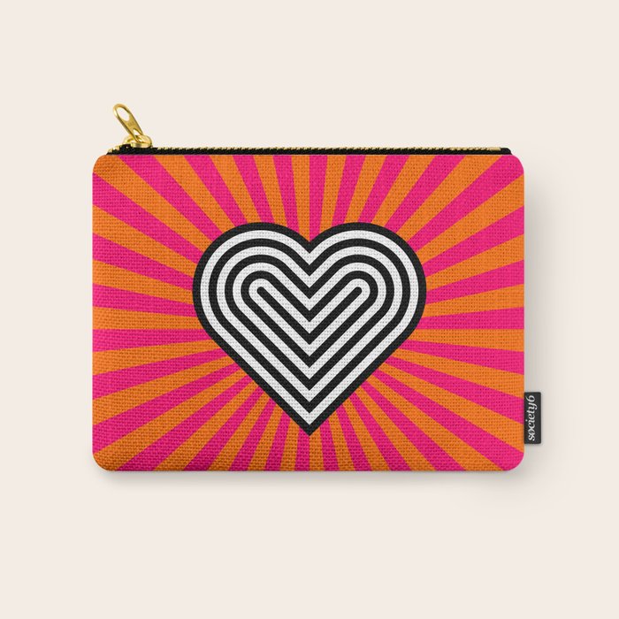 Pop art heart Carry All Pouch Gallery Image 1
