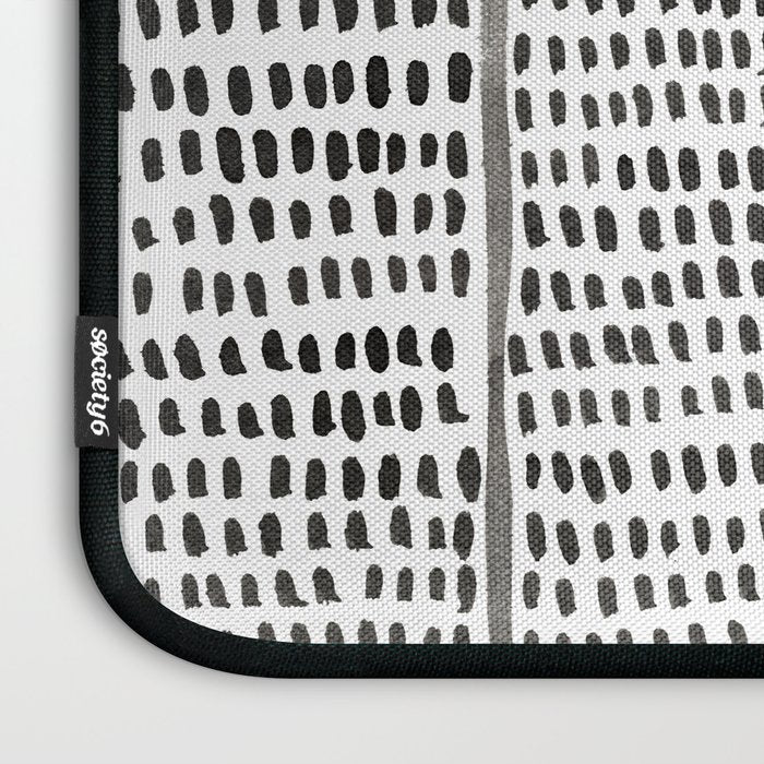 Categorize Print in Black and White Laptop Sleeve Gallery Image 3