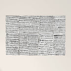 Categorize Print in Black and White Welcome Mat Gallery Image 1