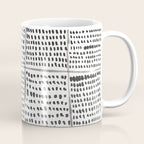 Categorize Print in Black and White Coffee Mug Gallery Image 1