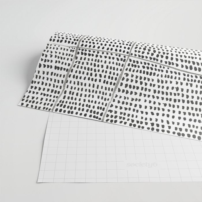 Categorize Print in Black and White Wrapping Paper Gallery Image 2