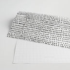 Categorize Print in Black and White Wrapping Paper Gallery Image 2