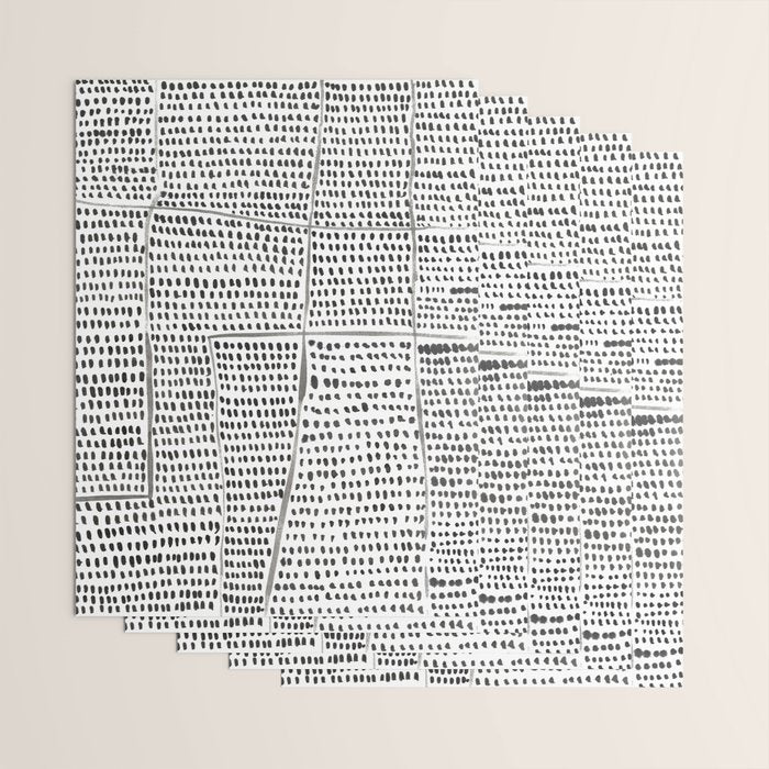Categorize Print in Black and White Wrapping Paper Gallery Image 3