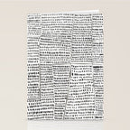 Categorize Print in Black and White Stationery Card Gallery Image 2