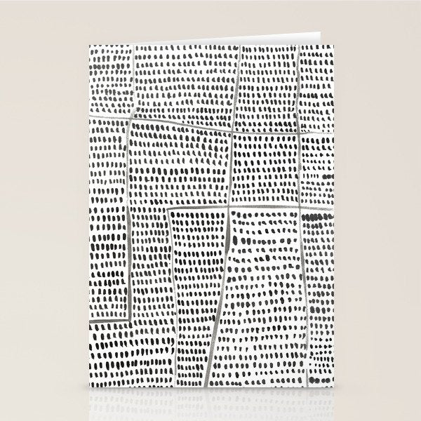 Categorize Print in Black and White Stationery Card Gallery Image 2