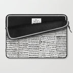 Categorize Print in Black and White Laptop Sleeve Gallery Image 2