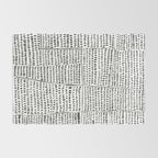Categorize Print in Black and White Rug Gallery Image 2
