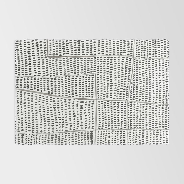 Categorize Print in Black and White Rug Gallery Image 2