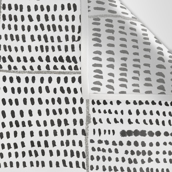 Categorize Print in Black and White Wall Tapestry Gallery Image 3