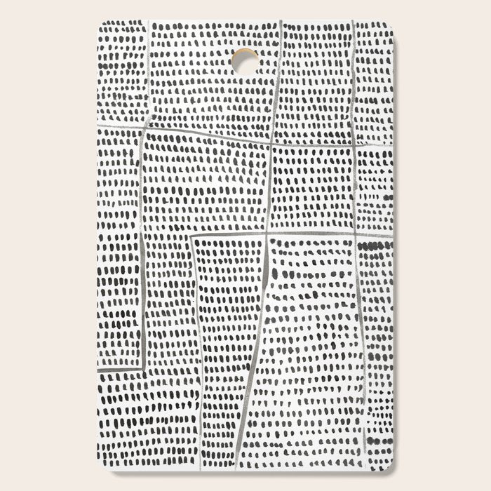 Categorize Print in Black and White Cutting Board Gallery Image 1