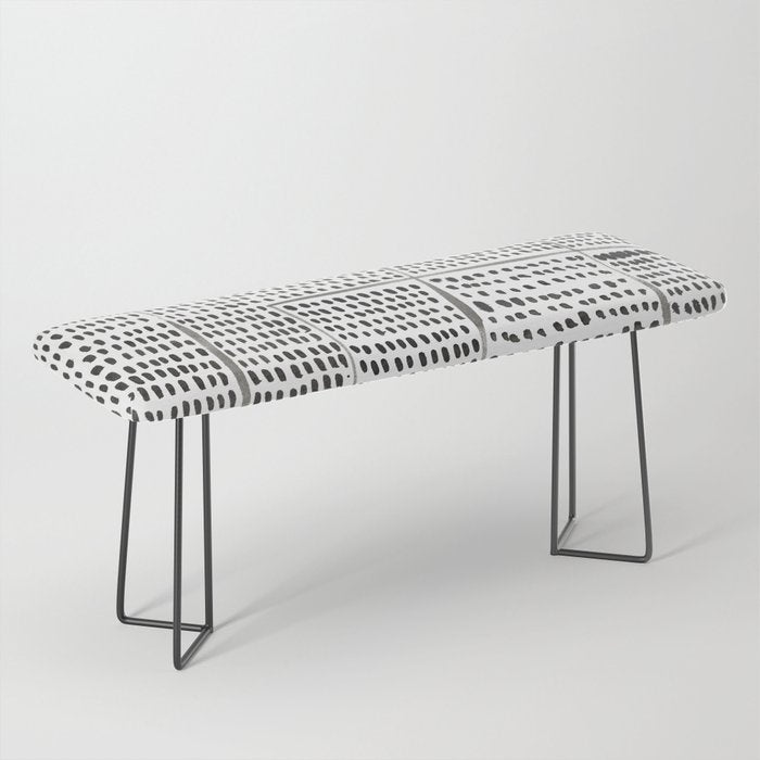 Categorize Print in Black and White Bench Gallery Image 1