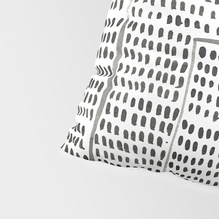 Categorize Print in Black and White Pillow Sham Gallery Image 4