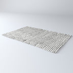 Categorize Print in Black and White Rug Gallery Image 3
