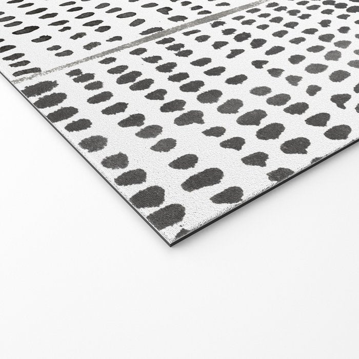 Categorize Print in Black and White Welcome Mat Gallery Image 2
