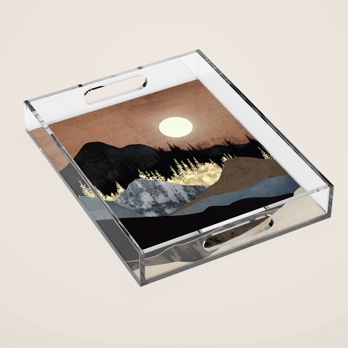 Autumn Mountains Acrylic Tray Gallery Image 1
