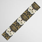 Folk Art Moth - Black Table Runner Gallery Image 3
