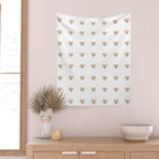 GOLD HEART Wall Tapestry Gallery Image 2