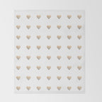 GOLD HEART Throw Blanket Gallery Image 2
