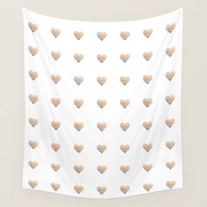 GOLD HEART Wall Tapestry Gallery Image 4