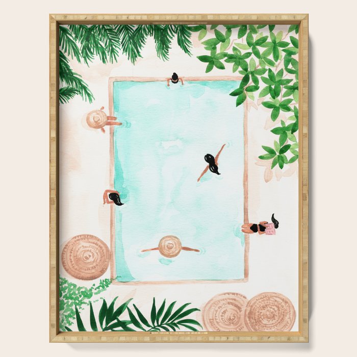 Pool Day Serving Tray Gallery Image 1