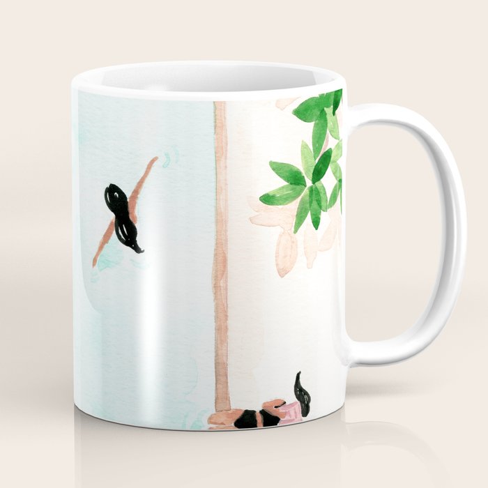 Pool Day Coffee Mug Gallery Image 1