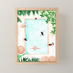 Pool Day Mini Art Print Gallery Image 1