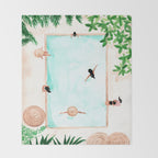 Pool Day Throw Blanket Gallery Image 2
