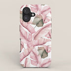 Tropical Banana Leaves, Watercolor Prints iPhone Case Gallery Image 1