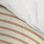 Geometric lines in Shades of Coffee and Latte 4 (Sunrise and Sunset) Comforter Gallery Image 4