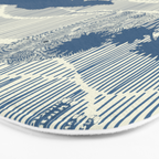 Wildlife Safari Savannah blue Bath Mat Gallery Image 3